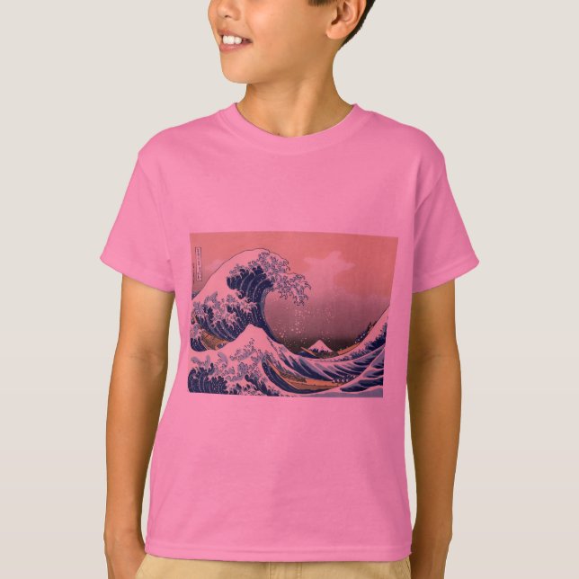 Great Wave Kanagawa Japanese Painting T-Shirt (Front)