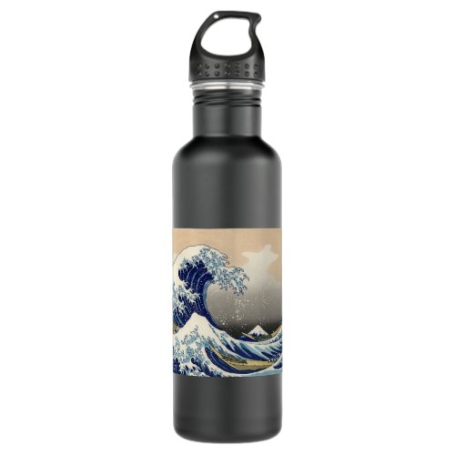 Great Wave Kanagawa Japanese Painting Water Bottle