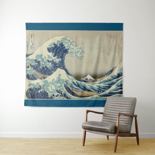 Great Wave off Kanagawa by Hokusai GalleryHD Tapestry