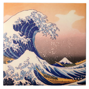 GREAT WAVE OFF KANAGAWA CERAMIC TILE