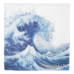 Great Wave Off Kanagawa Duvet Cover