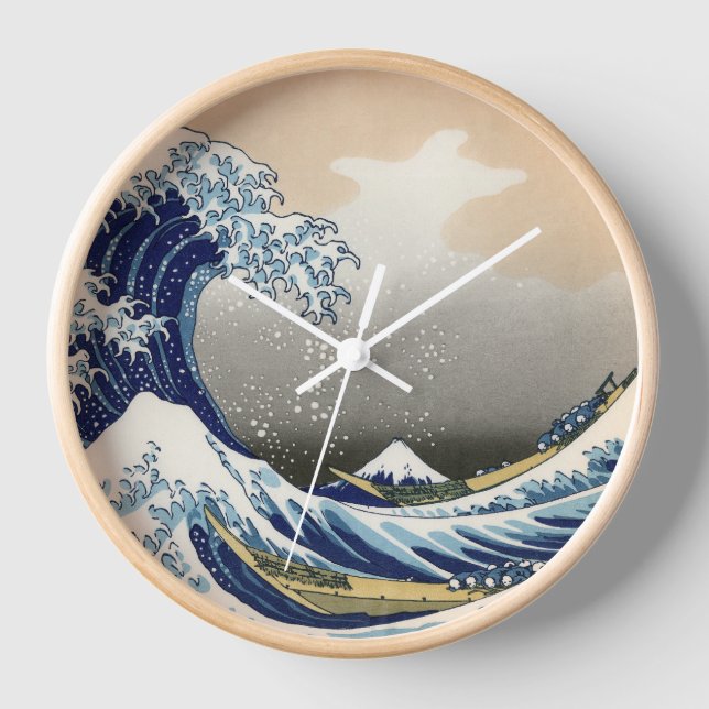 Great Wave off Kanagawa | Hokusai | Clock (Front)