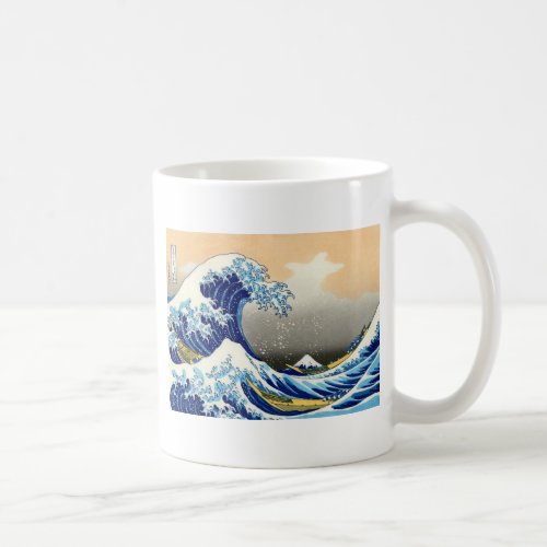 Great Wave off Kanagawa  Hokusai Coffee Mug