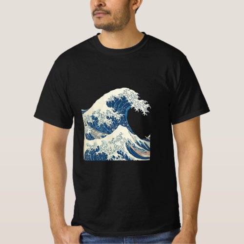 Great Wave off Kanagawa Hokusai Japanese Art Japan T_Shirt