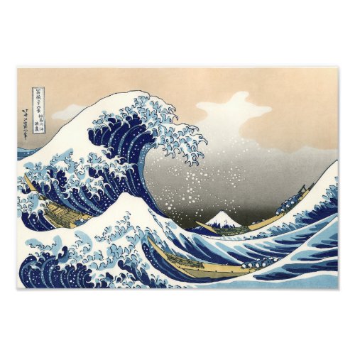 Great Wave off Kanagawa  Hokusai  Photo Print