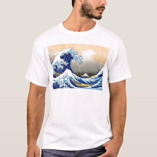 Great Wave off Kanagawa  Hokusai T_Shirt