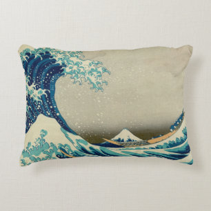 Great Wave off Kanagawa & Japanese Art /Japan Accent Pillow