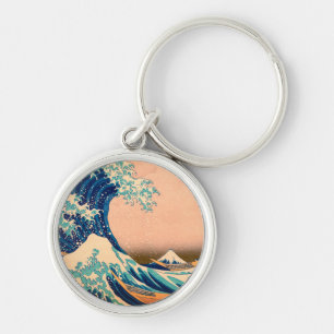 Great Wave off Kanagawa & Japanese Art /Japan Keychain
