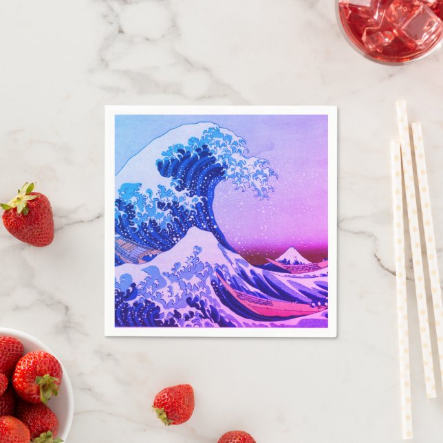 Great Wave off Kanagawa & Japanese Art /Japan Napkins (Insitu)