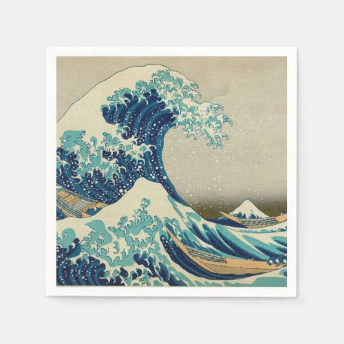 Great Wave off Kanagawa  Japanese Art Japan Napkins