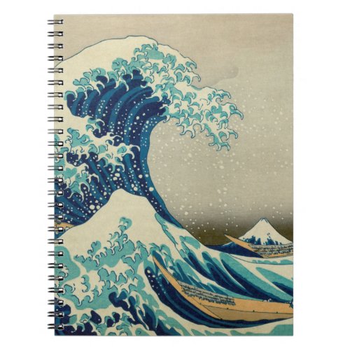 Great Wave off Kanagawa  Japanese Art Japan Notebook