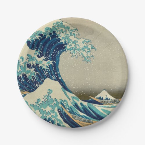 Great Wave off Kanagawa  Japanese Art Japan Paper Plates