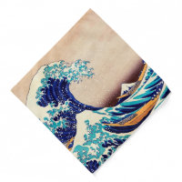 Great Wave Off Kanagawa Japanese Vintage Fine Art Bandana