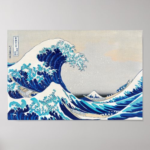 Great Wave off Kanagawa _ Katsushika Hokusai _Art  Poster