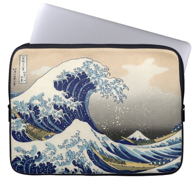 Great Wave off Kanagawa Laptop Sleeve (Front)