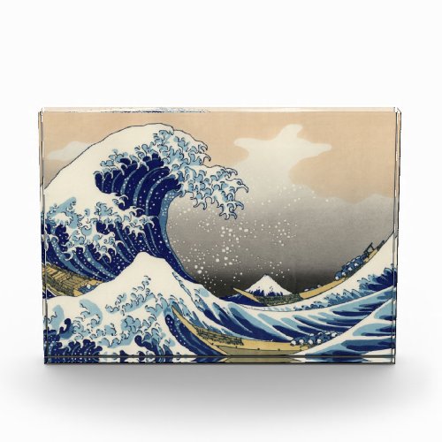 Great Wave off Kanagawa  Mount Fuji Japan Sea Acrylic Award