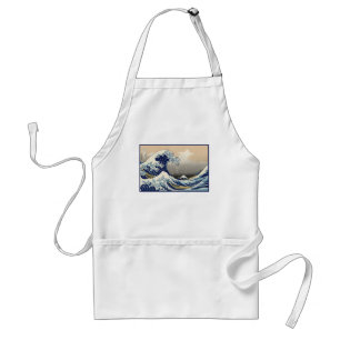 Great Wave off Kanagawa & Mount Fuji Japan Sea Adult Apron