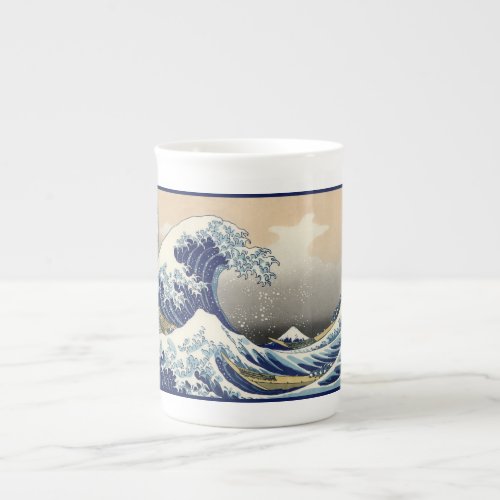 Great Wave off Kanagawa  Mount Fuji Japan Sea Bone China Mug