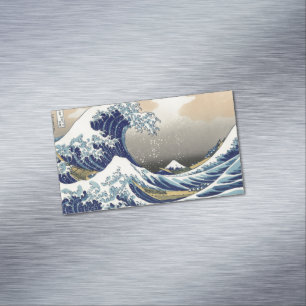 Great Wave off Kanagawa & Mount Fuji Japan Sea Business Card Magnet