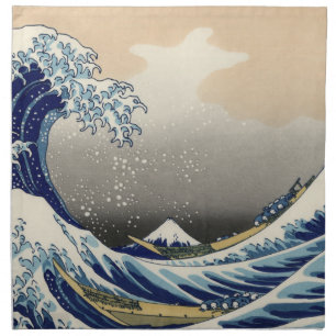 Great Wave off Kanagawa & Mount Fuji Japan Sea Cloth Napkin