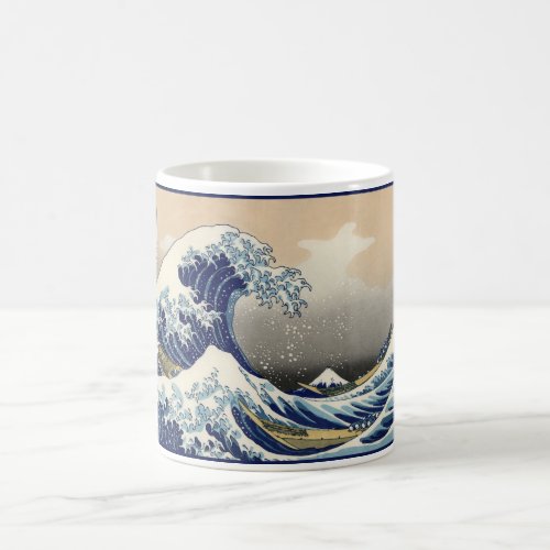 Great Wave off Kanagawa  Mount Fuji Japan Sea Coffee Mug