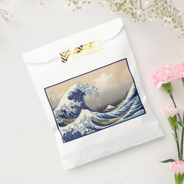 Great Wave off Kanagawa & Mount Fuji Japan Sea Favor Bag (Sealed)