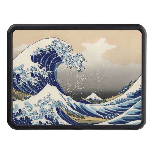 Great Wave off Kanagawa & Mount Fuji Japan Sea Hitch Cover (Front)