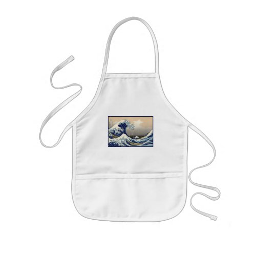 Great Wave off Kanagawa  Mount Fuji Japan Sea Kids Apron