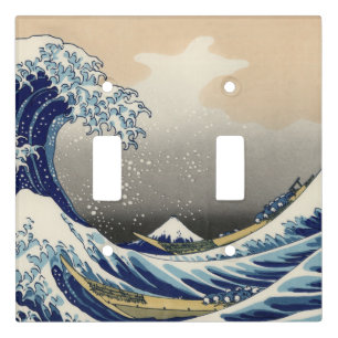 Great Wave off Kanagawa & Mount Fuji Japan Sea Light Switch Cover