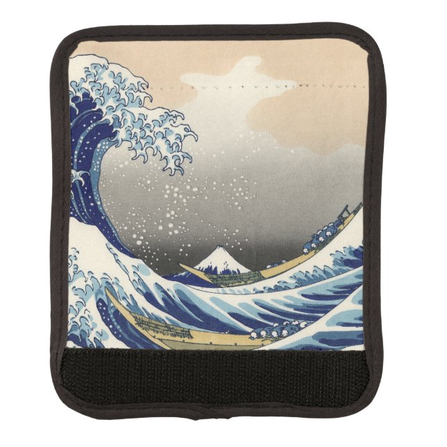 Great Wave off Kanagawa & Mount Fuji Japan Sea Luggage Handle Wrap (Front)