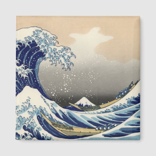 Great Wave off Kanagawa  Mount Fuji Japan Sea Magnet