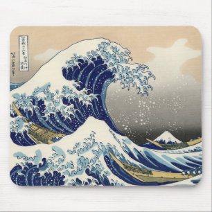 Great Wave off Kanagawa & Mount Fuji Japan Sea Mouse Pad