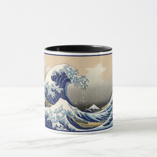 Great Wave off Kanagawa  Mount Fuji Japan Sea Mug