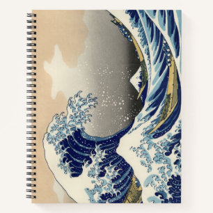 Great Wave off Kanagawa & Mount Fuji Japan Sea Notebook