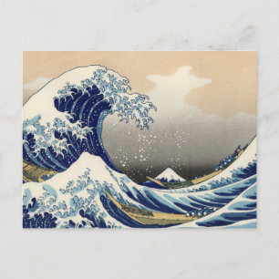 Great Wave off Kanagawa & Mount Fuji Japan Sea Postcard