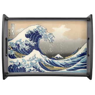 Great Wave off Kanagawa & Mount Fuji Japan Sea Serving Tray