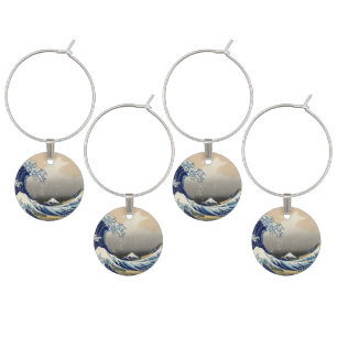 Great Wave off Kanagawa & Mount Fuji Japan Sea Wine Charm