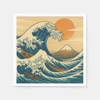 Great Wave off Kanagawa  Napkins