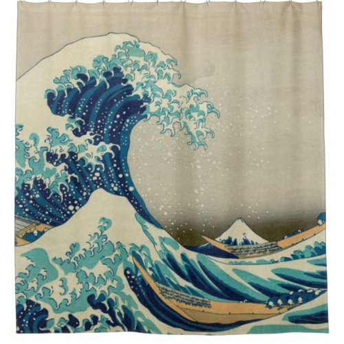 Great Wave Off Kanagawa Shower Curtain