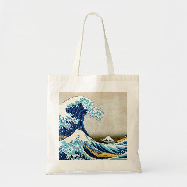 Great Wave off Kanagawa Tote Bag (Front)