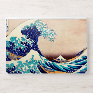 Great Wave Off Kanagawa Vintage Japanese Art HP Laptop Skin