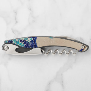 Great Wave Off Kanagawa Vintage Japanese Art Waiter's Corkscrew