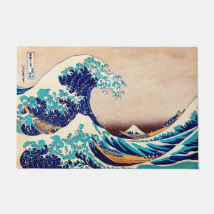 Great Wave Off Kanagawa Vintage Japanese Print Art Doormat