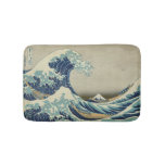 Great Wave Off the Coast of Kanagawa by Hokusai Bath Mat