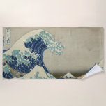 Great Wave Off the Coast of Kanagawa by Hokusai Beach Towel