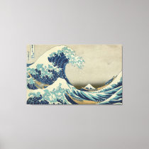 Great Wave Off the Coast of Kanagawa by Hokusai Canvas Print
