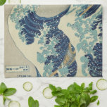 Great Wave Off the Coast of Kanagawa by Hokusai Kitchen Towel
