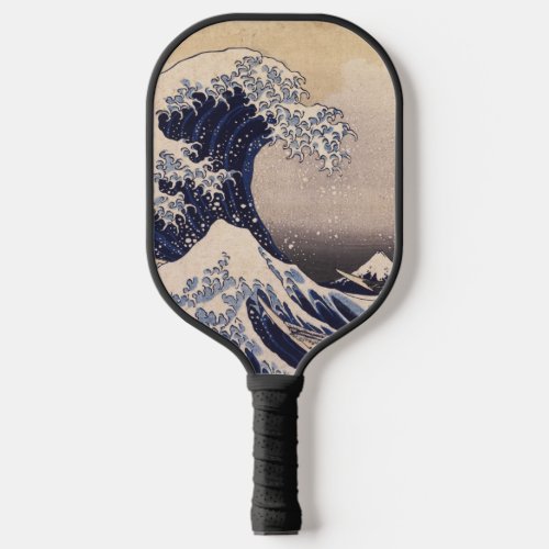 Great Wave Off the Coast of Kanagawa by Hokusai Pickleball Paddle
