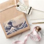 Great Wave Off the Coast of Kanagawa by Hokusai Rectangular Sticker
