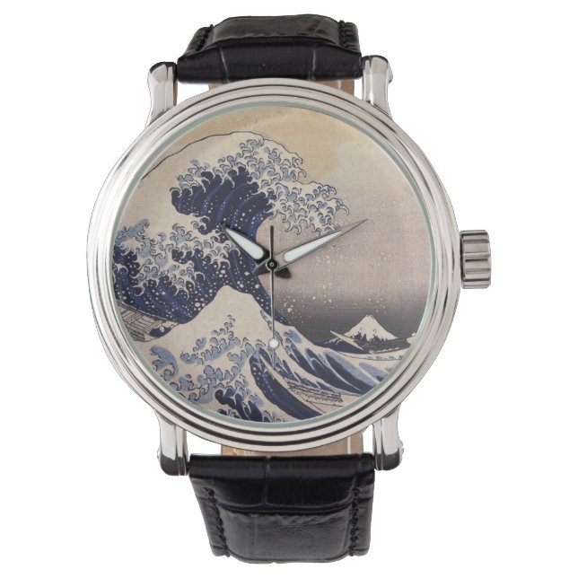 Great Wave Off the Coast of Kanagawa by Hokusai Watch (Front)